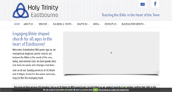 Desktop Screenshot of holytrinityeastbourne.org.uk